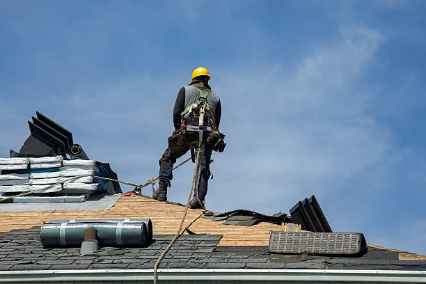 Professional Storm Damage Roof Repair technician working in Boulder, MT